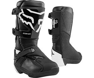 Fox Racing Botas de motocross Comp para mujer, color negro, talla 8