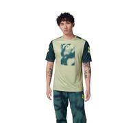 Fox Racing Camisa Ranger de Manga Corta para Hombre, Burla de Raza Verde pálido, XL