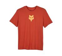 Fox Racing Camiseta de Manga Corta Fox Head para Mujer, Naranja atómica, M