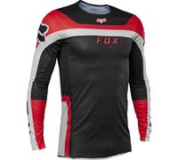 Fox Racing Camiseta de Manga Corta para Hombre Flexair Efekt para Motocross, Color Rojo Fluorescente, Rojo Fluorescente., M