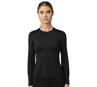 Fox Racing Camiseta de manga larga Tecbase para mujer, Negro, L