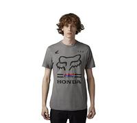 Fox Racing Camiseta Fox X Honda II, Gris, S