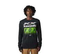 Fox Racing Camiseta premium de manga larga Fox X Kawi, Negro, M