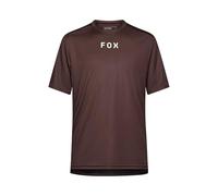 Fox Racing Camiseta Ranger SS Wordmark Athletic para Hombre, Marca de Cacao, M