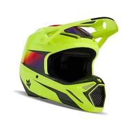 Fox Racing Casco de Bicicleta Unisex para Adultos Fox V1 Flora Yellow M