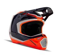 Fox Racing Casco de Bicicleta Unisex para Adultos Fox V1 Nitro Fluorescent Naranja, L