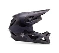 Fox Racing - Casco de Camuflaje Rampage para jóvenes, Cascos, Ciclismo de montaña, Camuflaje Negro, YS