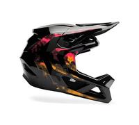 Fox Racing Casco Fox Junior Rampage Kairos Tangerine Ys, Adultos Unisex, S