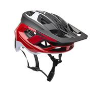 Fox Racing - Casco Speedframe Pro Defy, Cascos, Ciclismo de montaña, Rojo Fluorescente, S
