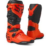 Fox Racing Comp Boot Fluo Orange - Botas de Motocross para MX y Off-Road, Protección y Comodidad, Ajuste Ajustable, Ventilado, Color: Fluo Orange, Talla: 47 EU