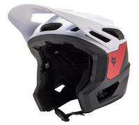 Fox Racing Fox Bike Helmet Dropframe Pro Nyf Black/White L Casco, Adultos Unisex, Negro/Blanco