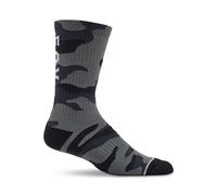 Fox Racing Fox Camo Crew Sock Calcetines, Camuflaje Negro, XS-S Unisex Adulto