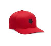 FOX Head Tech Flexfit Gorro, rojo, Talla S/M