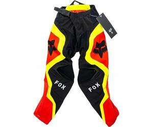 Fox Racing Fox Junior 180-Pantalones de balasto Negro/Rojo Y24 Calcetines, Unisex Adulto