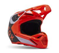 Fox Racing Fox V1 Lean Orange L Helmet Casco, Unisex, Naranja Fluorescente, Large