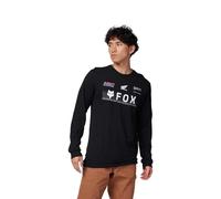 Fox Racing Fox X Honda Premium-Camiseta de Manga Larga para Hombre, Negro, L