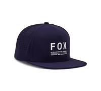 Fox Racing Gorra Snapback Tech Non Stop para Hombre Sombrero, Midnight, Taille Unique