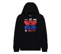Fox Racing Honda - Sudadera con capucha de forro polar para hombre, Black Honda, S