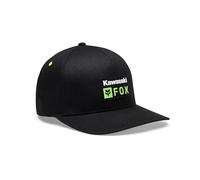 Fox Racing Kawasaki Flexfit Hat Gorro/Sombrero, Negro, L/XL para Hombre