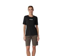 Fox Racing Koszulka Rowerowa Fox Lady Ranger Wordmark Black S Camiseta, Negro, Mujer