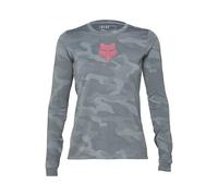 Fox Racing Long Sleeve Cycling Jersey Fox Lady Ranger Tru Dri Cloud Grey S Camiseta, Gris, Small Mujeres