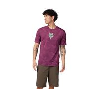 Fox Racing Mens Ranger Tru Dri Short Sleeve Jersey Camisa, Sangría, L para Hombre