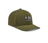 Fox Racing Non Stop Tech Flexfit Gorro/Sombrero, Verde Oliva, S-M para Hombre