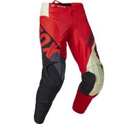 FOX 180 Xpozr Pantalones de motocross, negro-rojo, tamaño 32 para Hombres