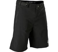 Fox Racing PANTALÓN CORTO JUVENIL RANGER CON FORRO, Negro, 28