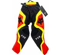 Fox Racing Pantalones Fox Junior 180 Ballast Negro/Rojo Y22 Protección, 50 Unisex niños