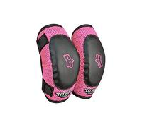 Fox Racing - Peewee Titan Coderas M/L - Protectores de Motocross Bicicleta de montaña - Protección de plástico, Cómodo y Seguro, 4-7 años, Protectores, Motocross, Negro/Rosa, OS