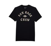 Fox Racing Premium Camiseta Carrera Crew Negro M Bicicleta MTB de Montaña Hombre