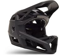 Fox Racing Proframe RS, CE Casco Integral MTB Transpirable y Ligero, Sistema Boa Ajustable, Protección MIPS Integra, Visera Regulable, Soporte GoPro, Cierre Fidlock, Negro, Talla: L