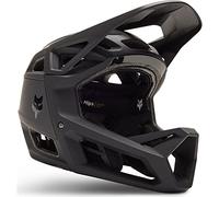 Fox Racing Proframe RS, CE Casco Integral MTB Transpirable y Ligero, Sistema Boa Ajustable, Protección MIPS Integra, Visera Regulable, Soporte GoPro, Cierre Fidlock, Negro, Talla: L
