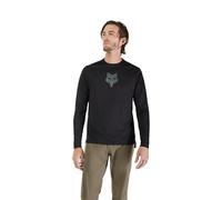 Fox Racing Ranger Long Sleeve Fox Head Jerseys, Adulto Hombre, Negro, XL
