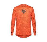 Fox Racing Ranger Tru Dri LS Jersey Camisa, Naranja Claro, L para Hombre