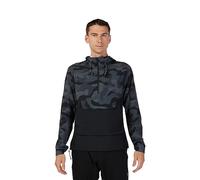 Fox Racing Ranger Wind Pullover Chaqueta Ligera De Mountain Bike Estilo Anorak Con Capucha Ajustable Y Tejido Elástico En Cuatro Direcciones, Plegable En Bolsillo Central, Camuflaje Negro, Talla: S