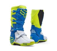 Fox Racing Schuhe Fox Motion Blue/Yellow 10 (Einlegesohle 268 Mm), Barco para Motocicleta Hombre, Azul, 41 EU