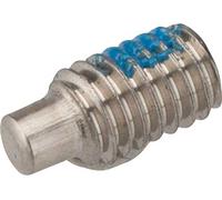 Fox Racing Shox Fastener, Standard (Metric): Screw [M3 x .5mm x 6mm] SS Socket Set Dog Point, Nylock Patch