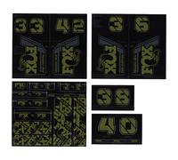 Fox Racing Shox Juego de calcomanías Fork and Shock Decal Kit desde Modelo 2021 one_size