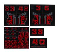 Fox Racing Shox Juego de calcomanías Fork and Shock Decal Kit desde Modelo 2021 rojo one_size