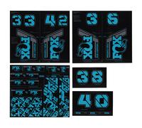 Fox Racing Shox Juego de calcomanías Fork and Shock Decal Kit desde Modelo 2021 verde one_size