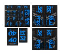 Fox Racing Shox Juego de calcomanías Heritage Fork and Shock Decal Kit hasta Mod. 2020 naranja one_size