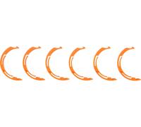 FOX Kit: Volume Spacers, 3 Pairs: Float X2, Clip-in, Plastic, 0.25in 3 Ciclismo, Unisex-Adult, Negro, One Size