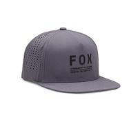Fox Racing Standard Non Stop Tech Snapback, Gris Acero, Talla Única
