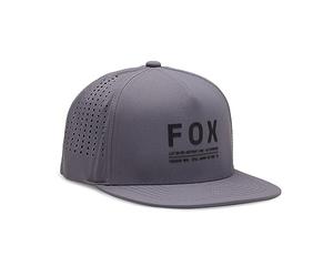 Fox Racing Standard Non Stop Tech Snapback, Gris Acero, Talla Única
