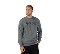 Fox Racing Sudadera de Forro Polar absoluto Crew, Grafito Jaspeado, S para Hombre