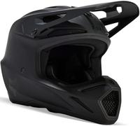 Fox Racing V3 Solid Cascos, Jóvenes Unisex, Negro Mate, YM
