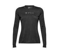 Fox Racing Women's Ranger Tru Dri LS Jersey Camisa, Negro, XL para Mujer
