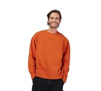 Fox Racing Wordmark Oversized Fleece Crew Forro Pol, coñac, S para Hombre